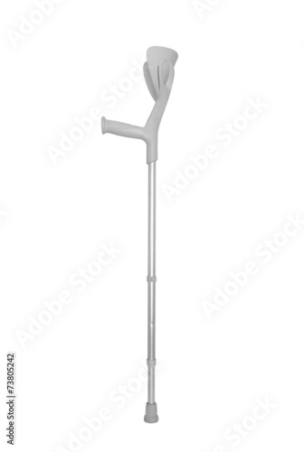 Fototapeta Crutch isolated on white with clipping path