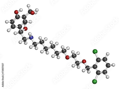 Vilanterol COPD drug molecule.  photo