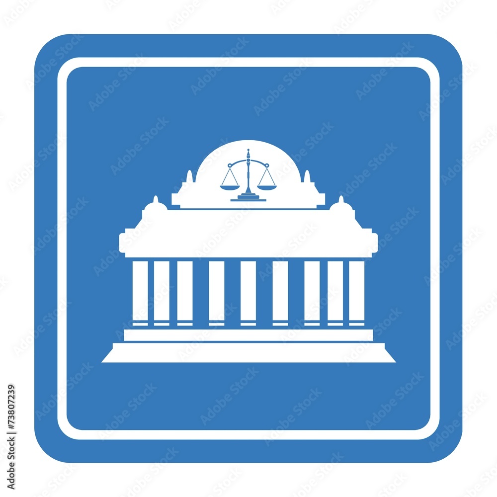 Fototapeta premium Tribunal dans un panneau