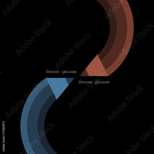 Creative design in shape pencil - variation 5