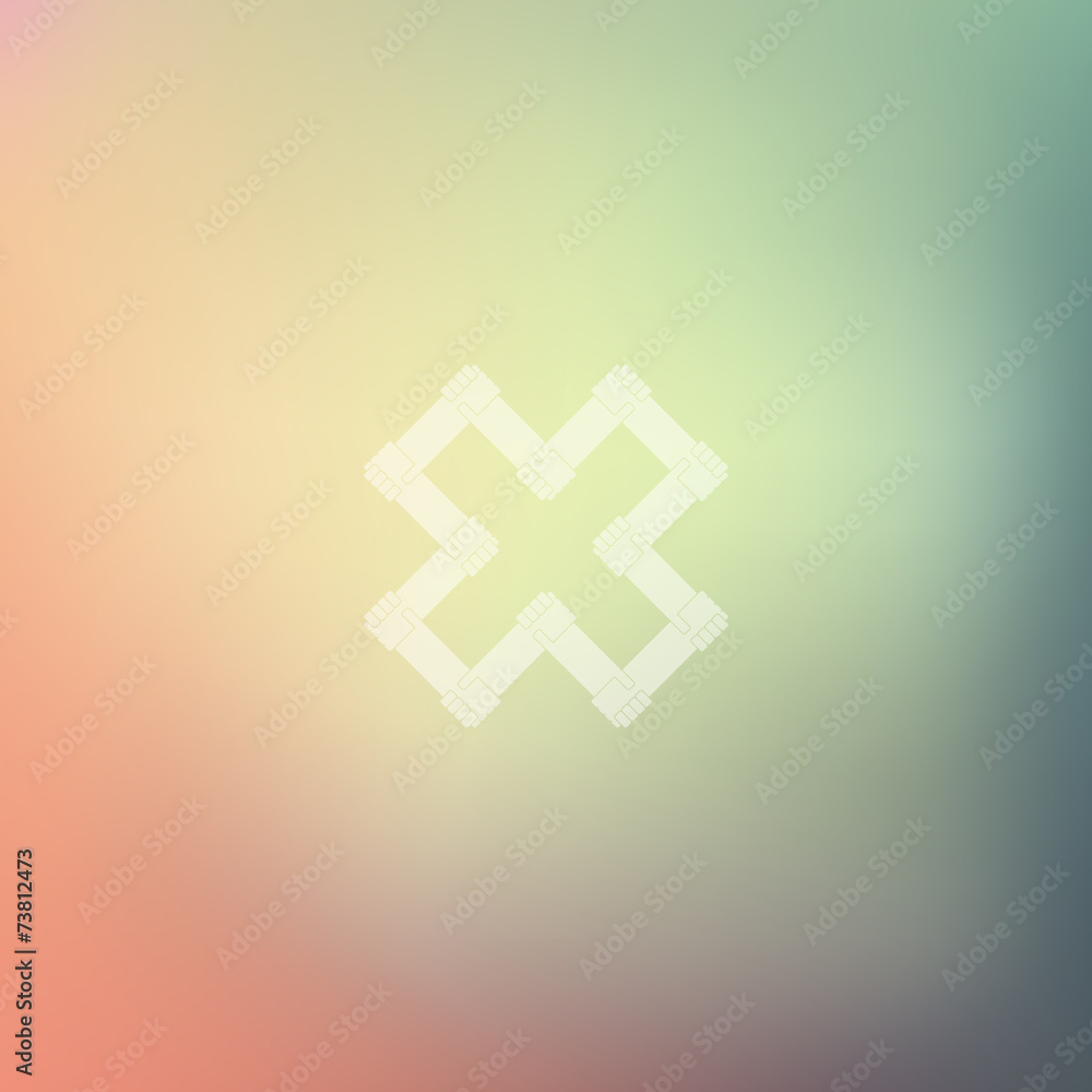 handshake icon on blurred background handshake icon on blurred background