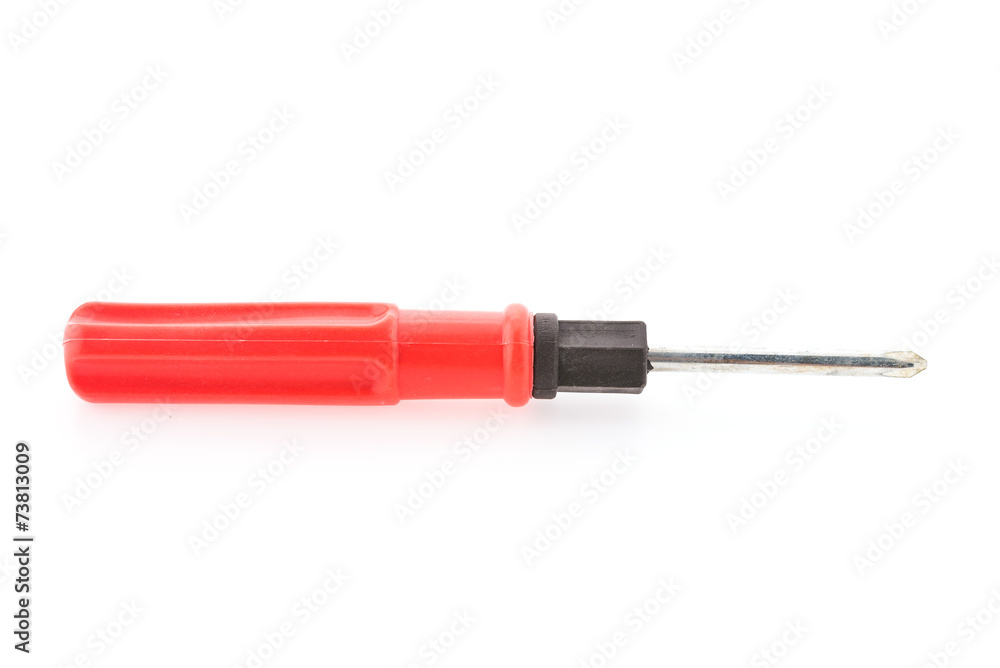Screw driver isolated on white background Screw driver isolated on white background