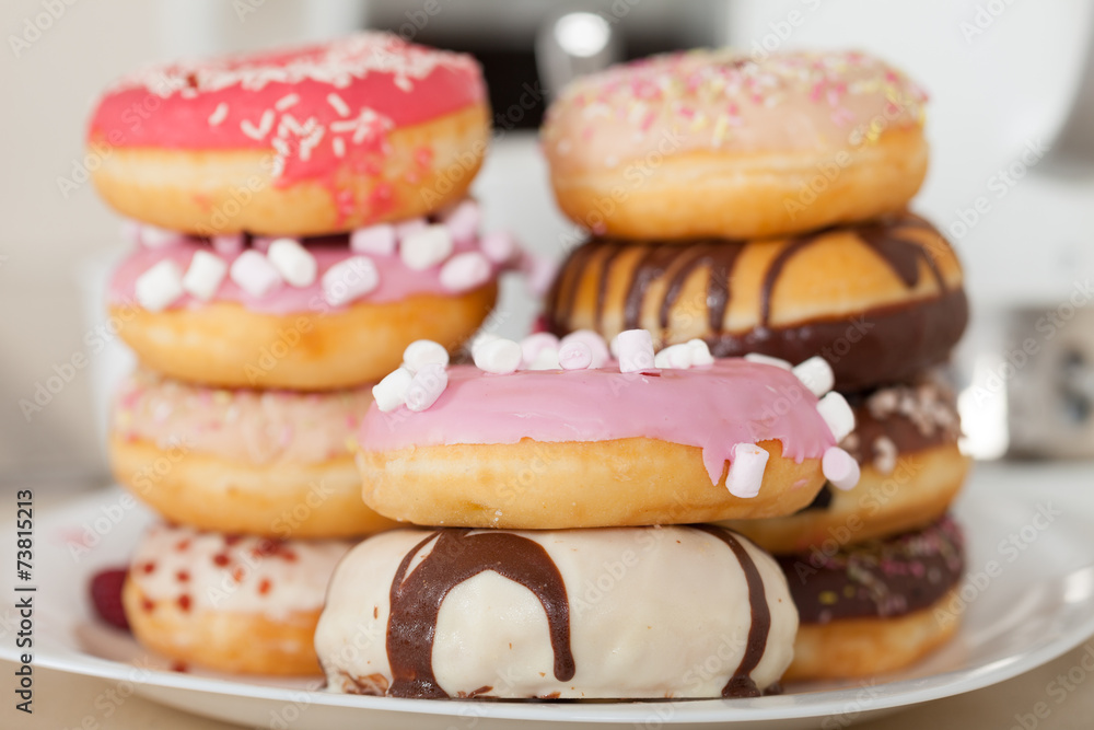 colorful donuts colorful donuts