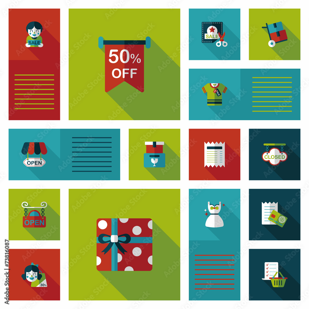 shopping flat app ui background,eps10 shopping flat app ui background,eps10