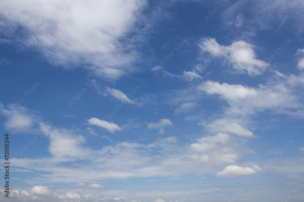 Cloudy blue sky abstract background Cloudy blue sky abstract background