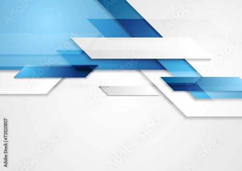Blue shiny hi-tech motion background