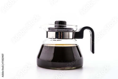 Coffee pot isolated on white background