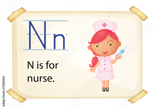 Letter N