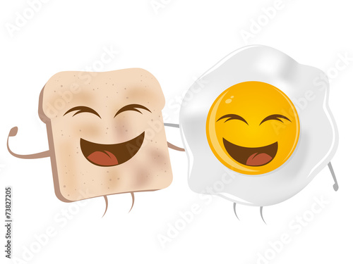 toast und spiegelei