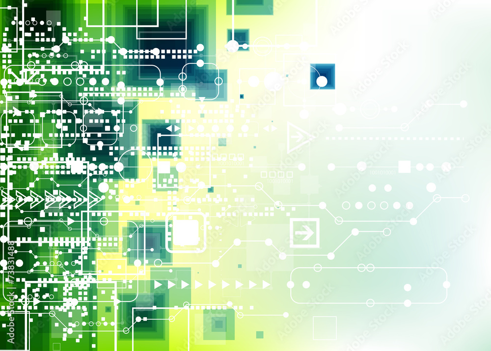 Obraz premium Abstract technology business template background.