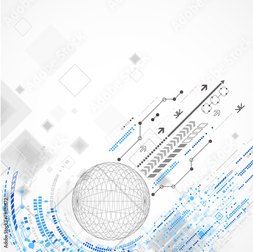 Abstract technology business template background.