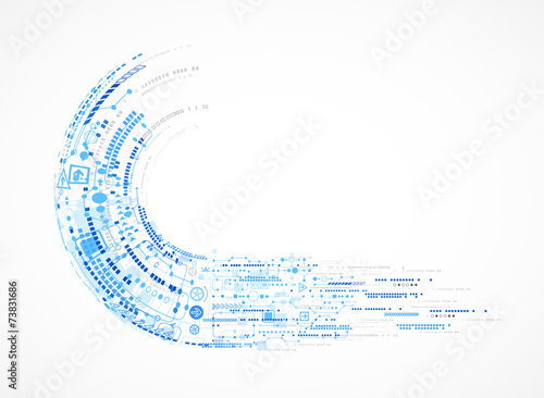 Abstract technology business template background.