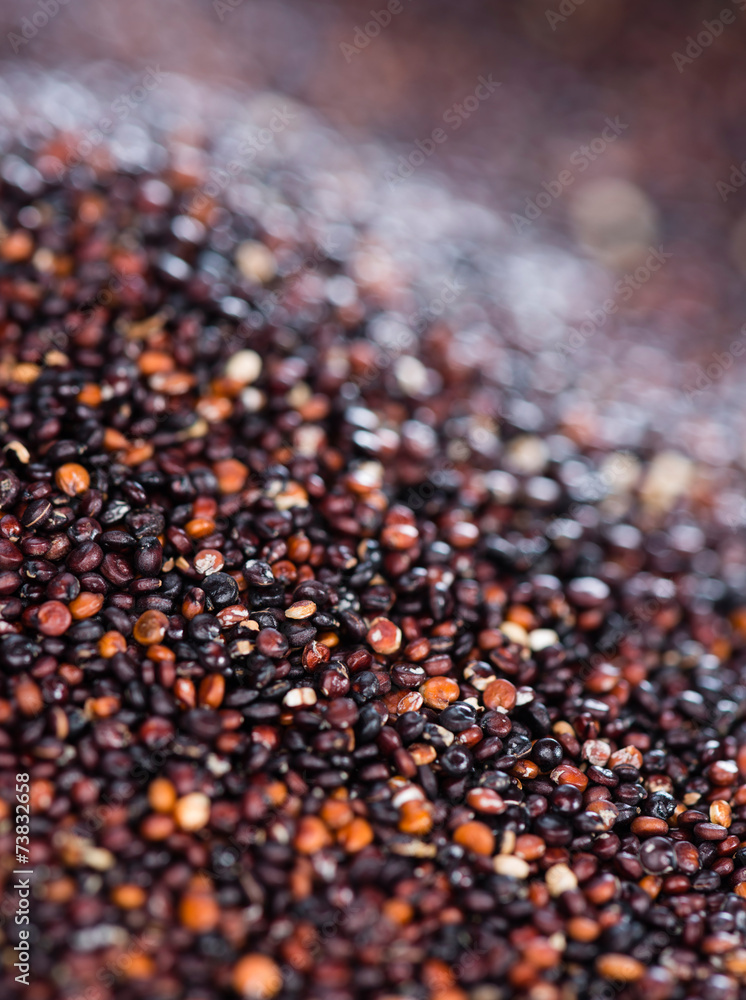 Black Quinoa background Black Quinoa background