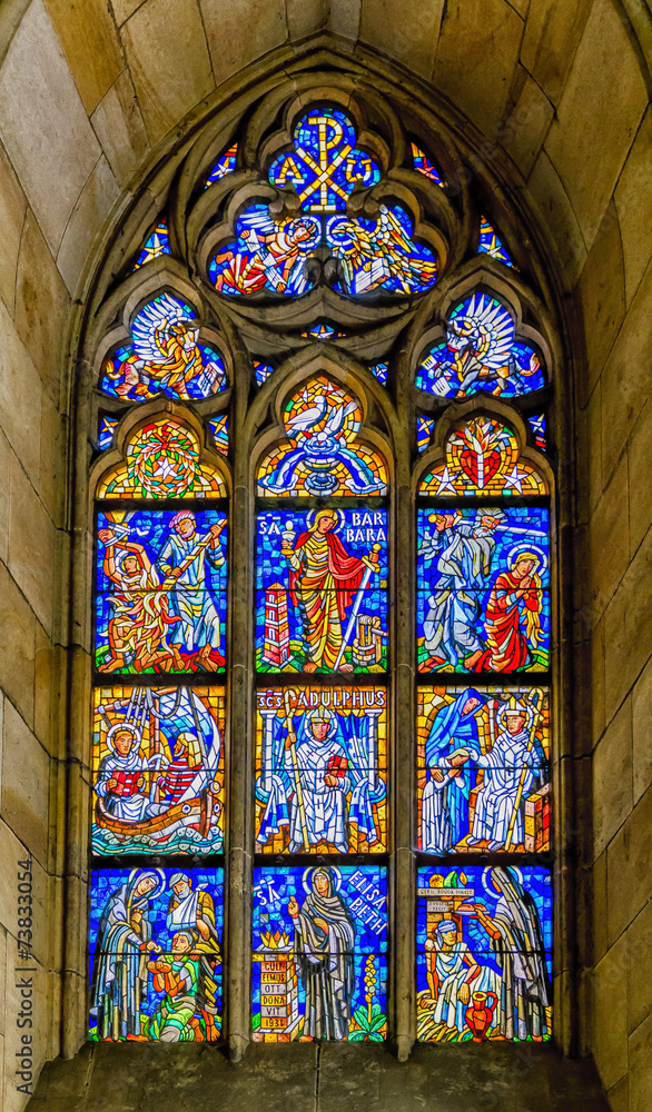 Praga Katedra Świętych Wita, Wacława i Wojciecha - obrazy, fototapety, plakaty 