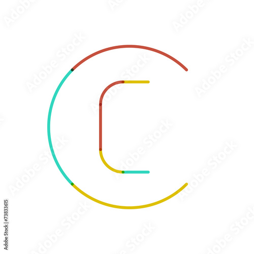 Minimal line design logo