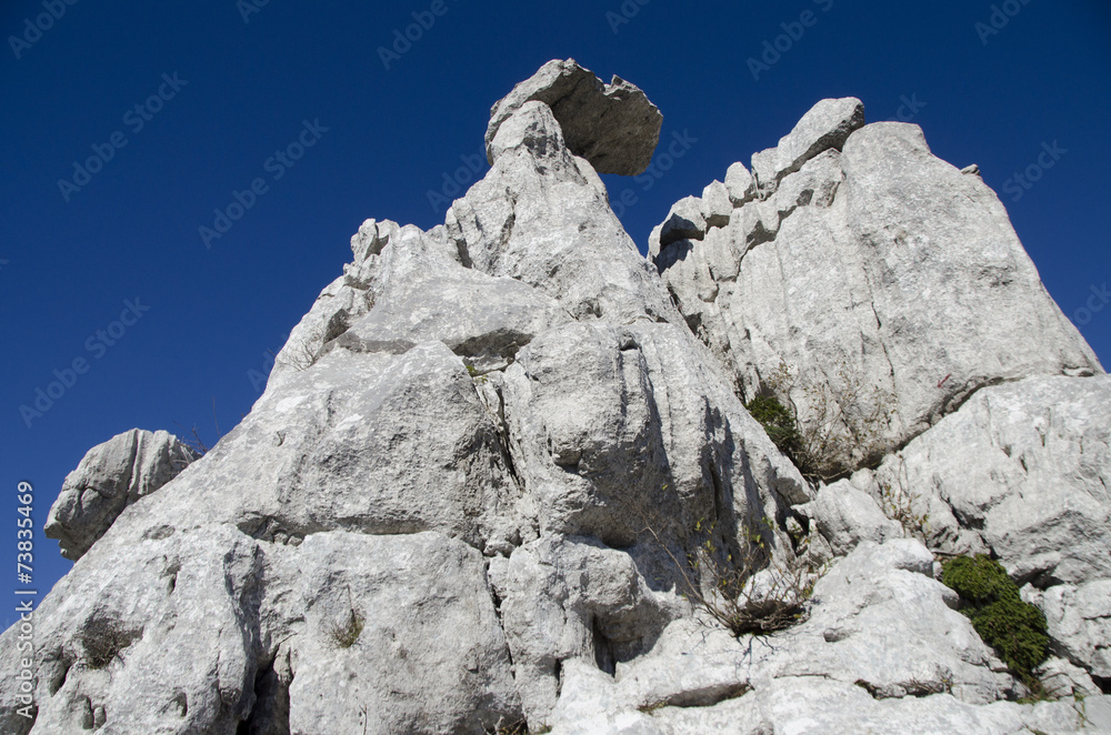 beautiful top of samarske stijene