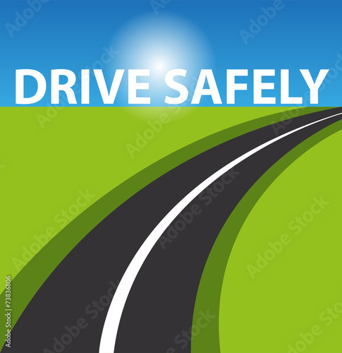 Drive safely background
