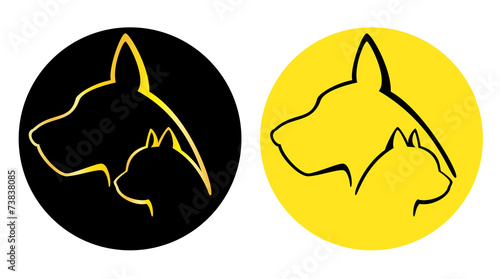 Dog and Cat  logotypes