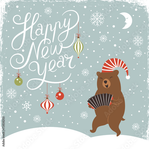 Happy New Year card