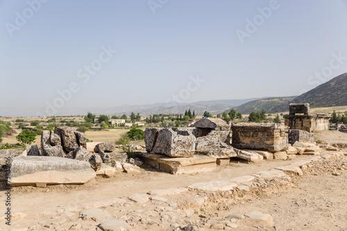 Turkey, Hierapolis. Crypts of the antique necropolis