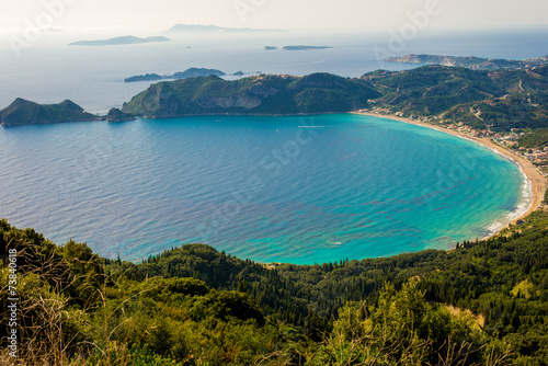 Fototapeta Naklejka Na Ścianę i Meble -  Agios Georgios bay at Corfu island Greece