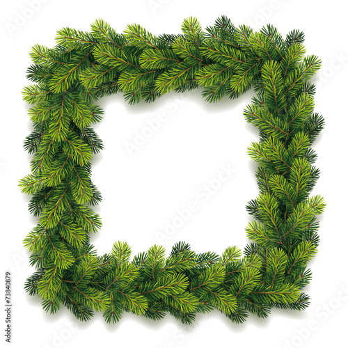 Detailed Christmas Wreath Card