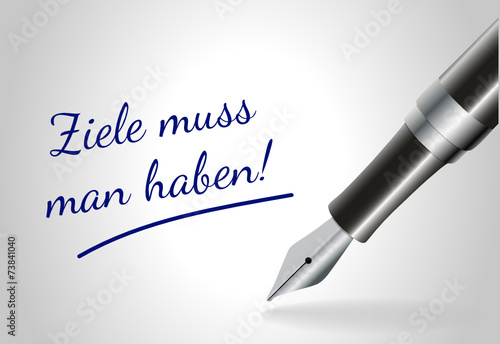 Ziele muss man haben