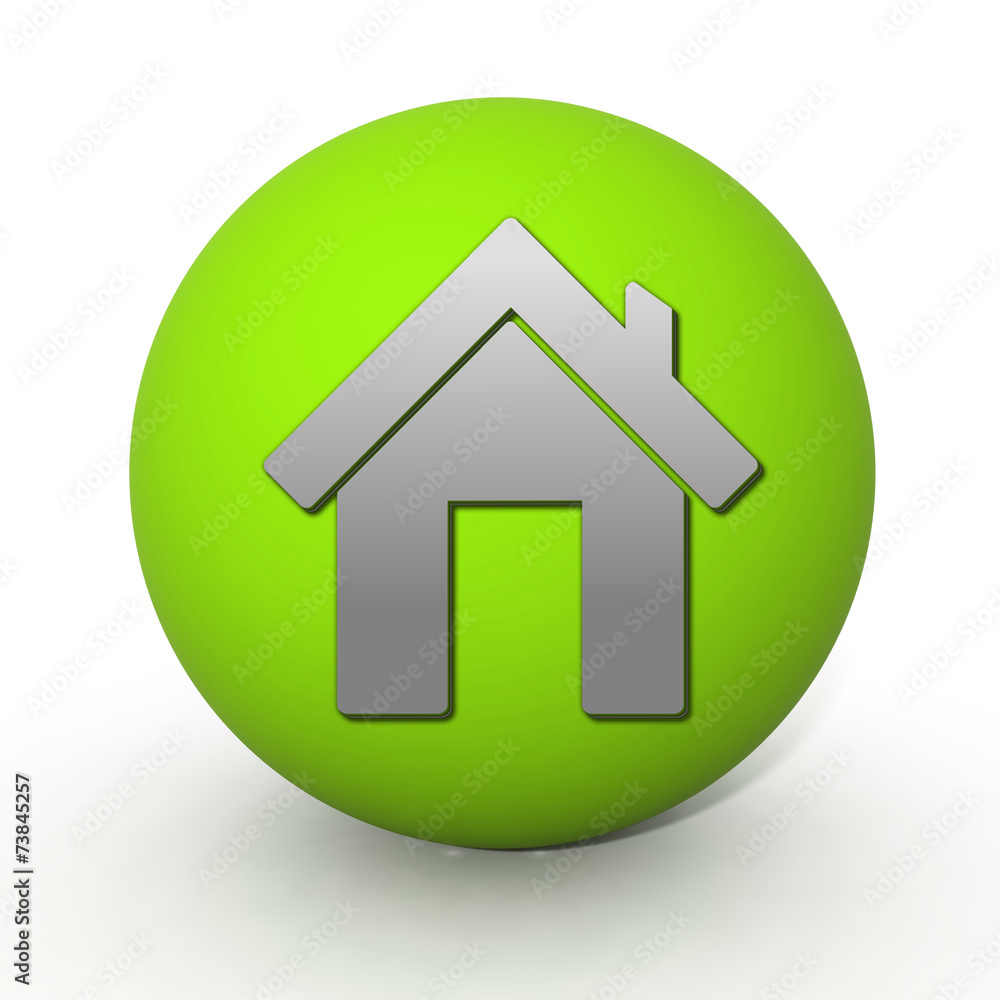 home circular icon on white background home circular icon on white background