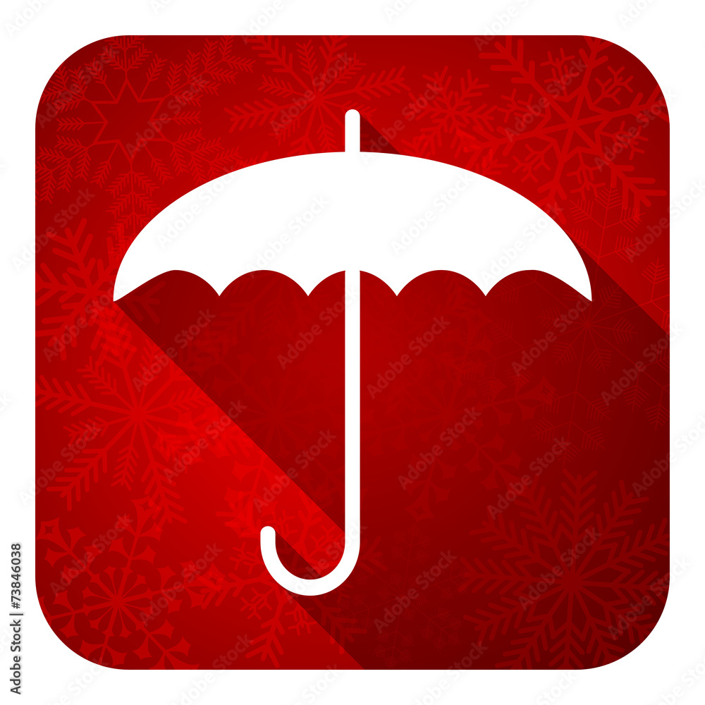 umbrella flat icon, christmas button, protection sign umbrella flat icon, christmas button, protection sign