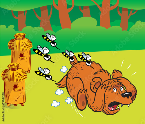 Bear in the apiary
