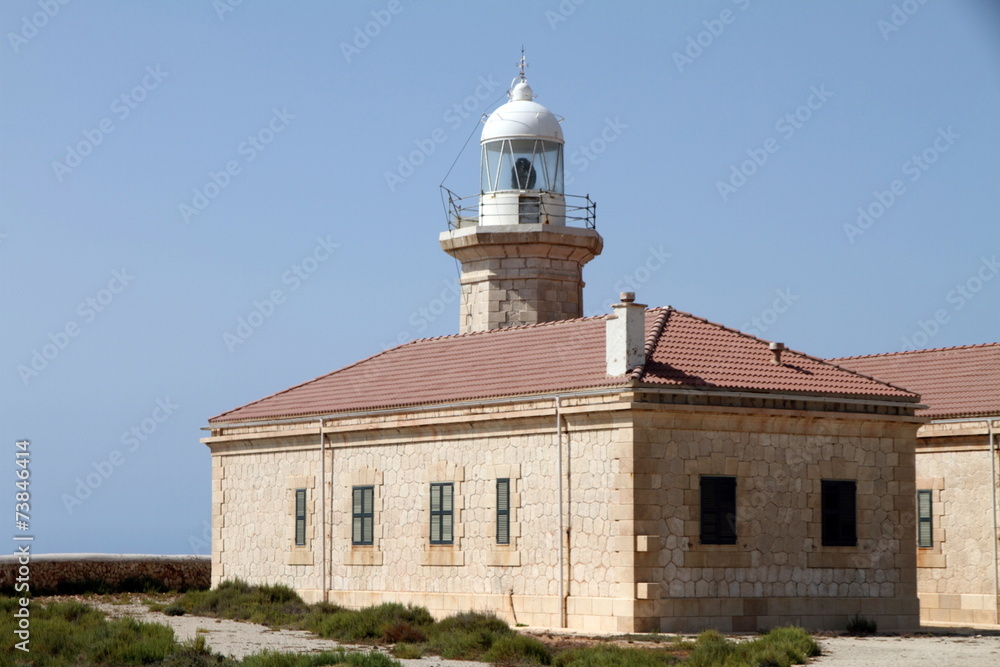 Punta Nati lighthouse, Ciudadella, Minorca, Spain
