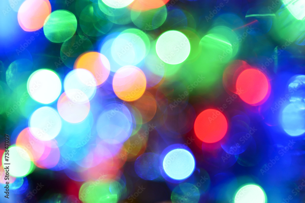 Fototapeta premium abstract multicolored blurry lights background