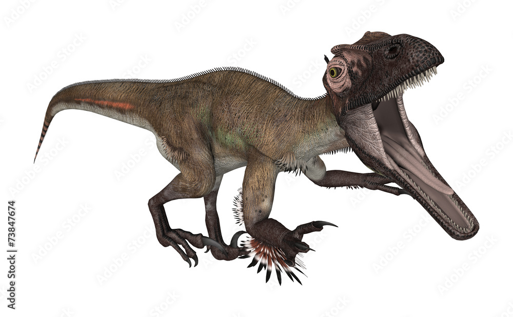 Naklejka premium Dinosaur Utahraptor