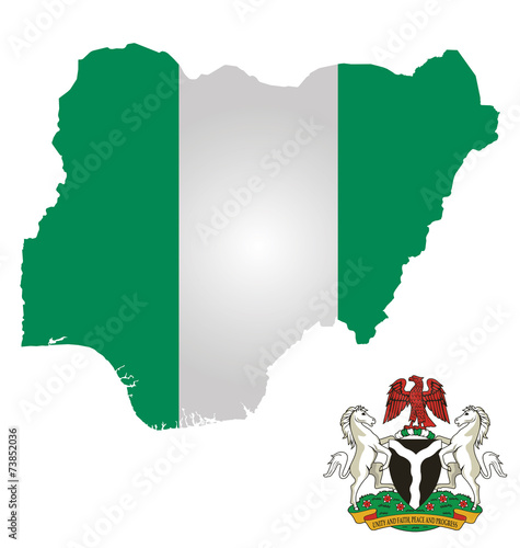 Federal Republic of Nigeria map