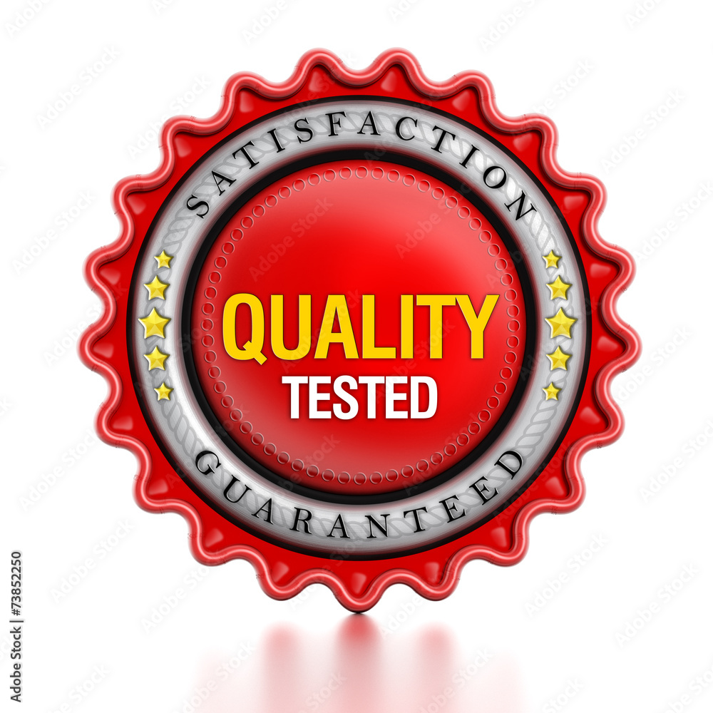 Quality tested label