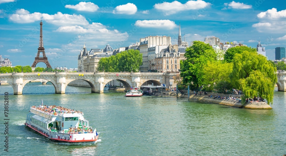 Obraz premium Berges de la Seine à Paris, France