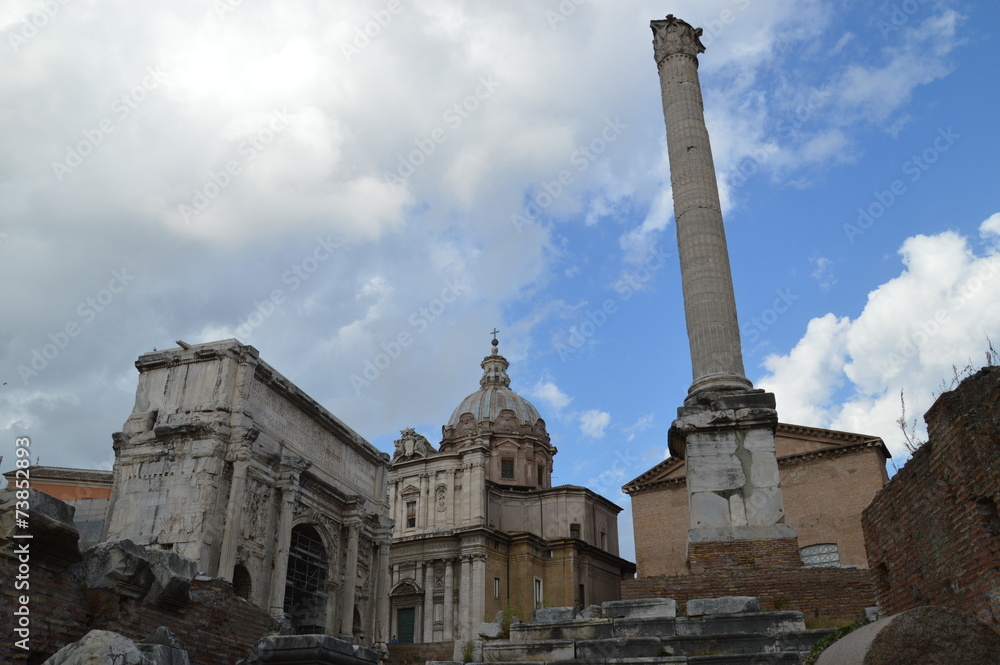 Roman Forum, Himmel, Wolken