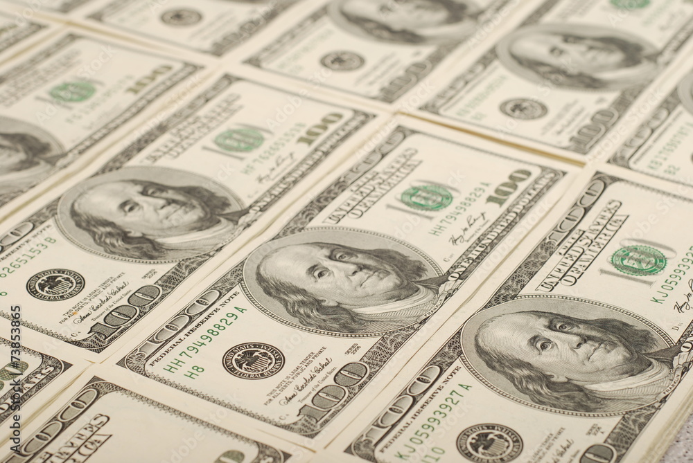 money background from dollars usa