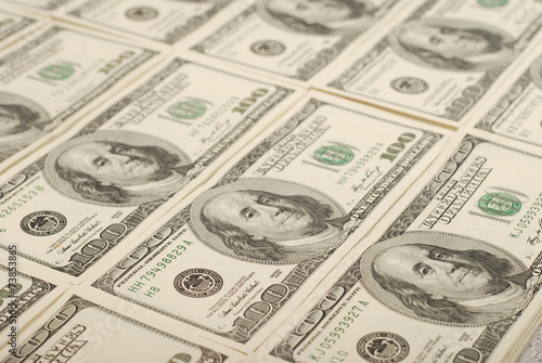 Obraz na płótnie money background from dollars usa w salonie