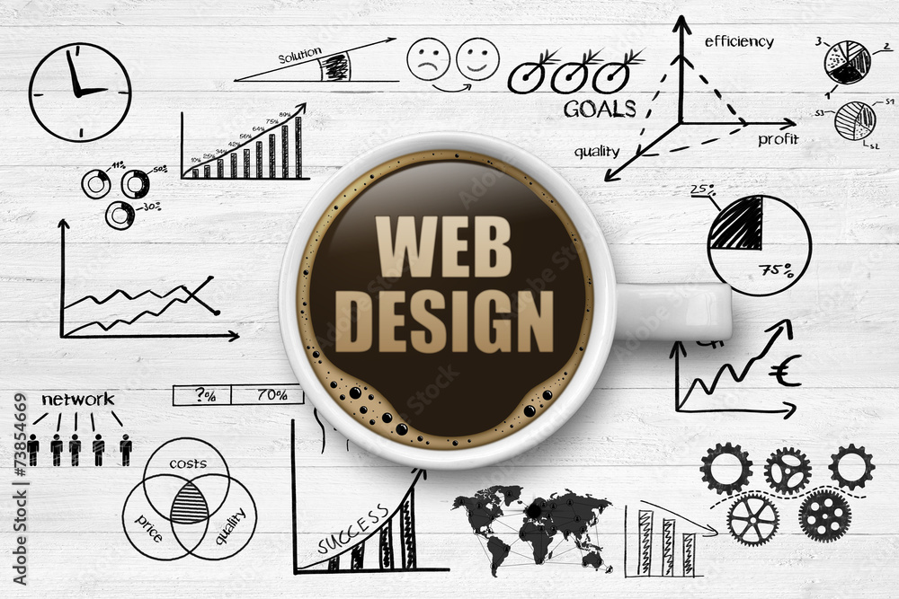 Fototapeta premium Web Design