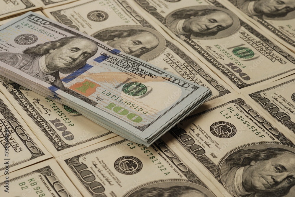 money background from dollars usa