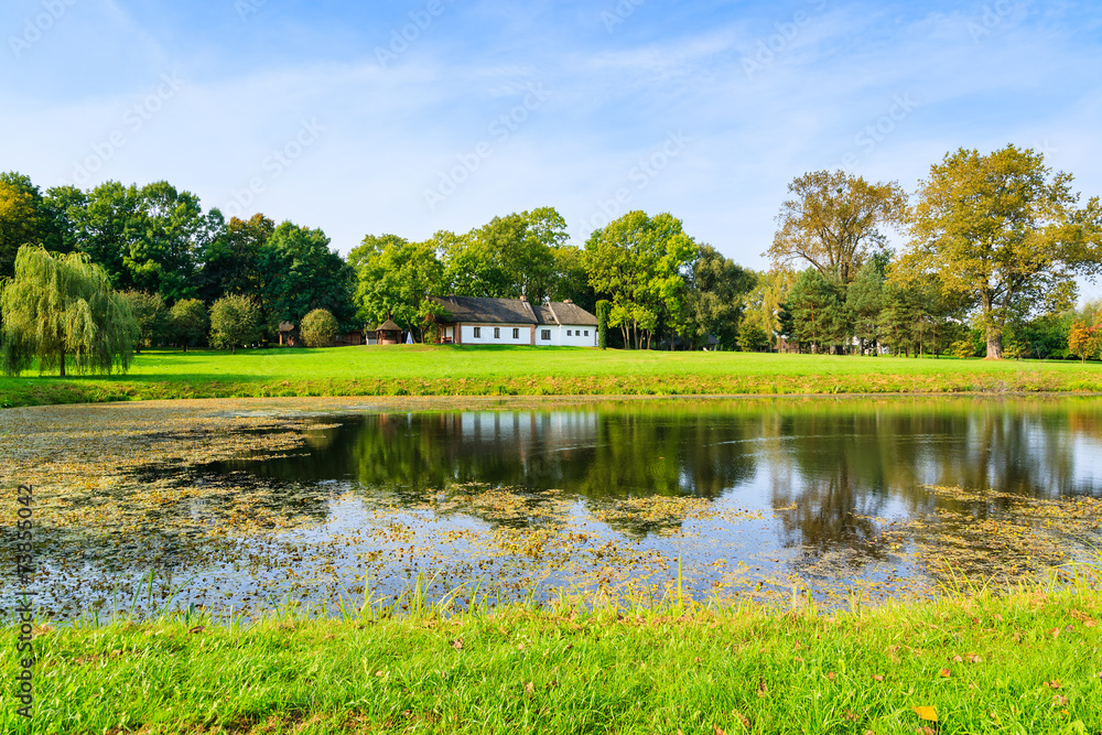 Lake in countryside landscape of Poland in Radziejowice village Lake in countryside landscape of Poland in Radziejowice village