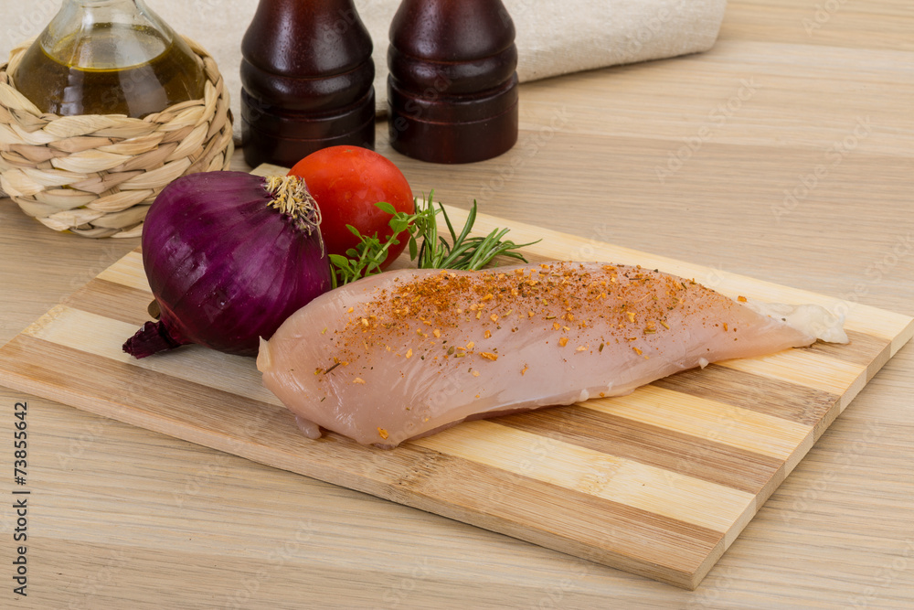 Raw chicken breast Raw chicken breast