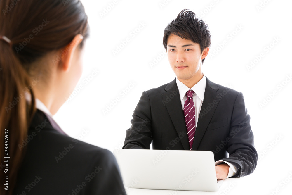 businessperson working image on white background businessperson working image on white background