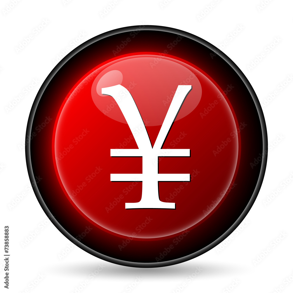 Obraz premium Yen icon