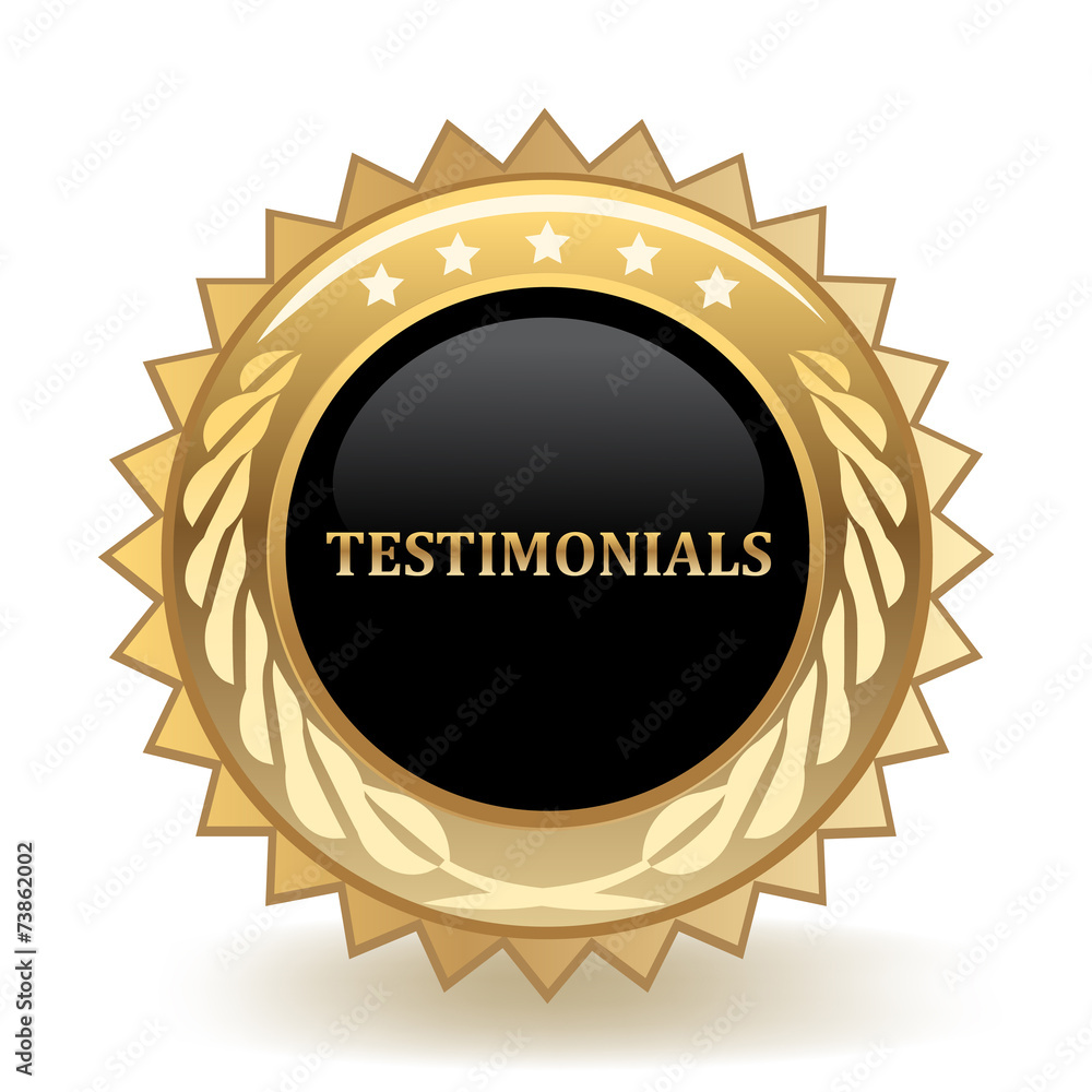 Testimonials Badge Testimonials Badge