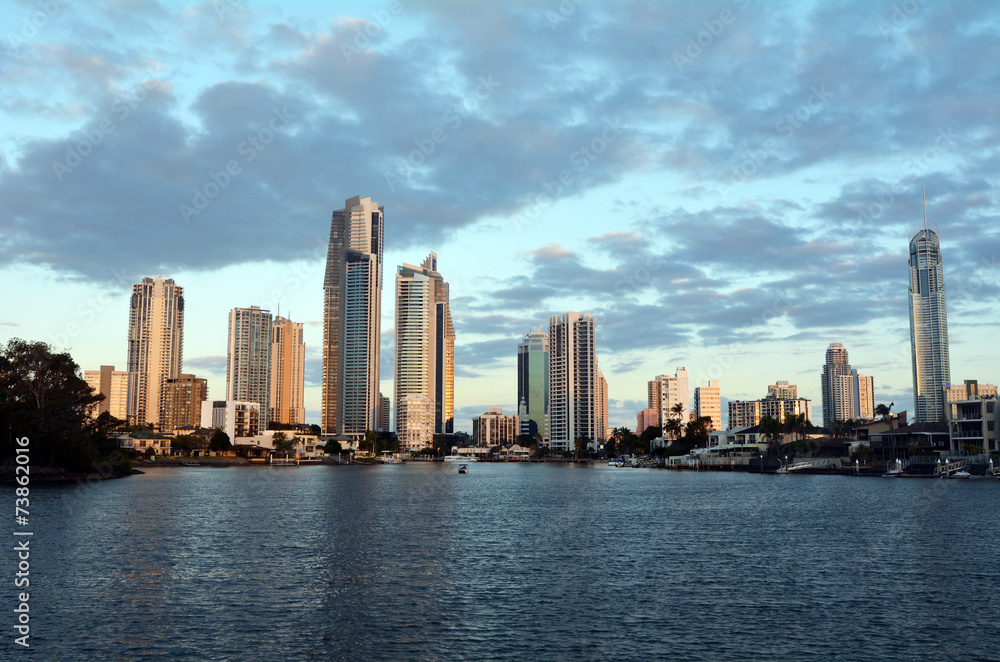 Surfers Paradise Skyline -Queensland Australia