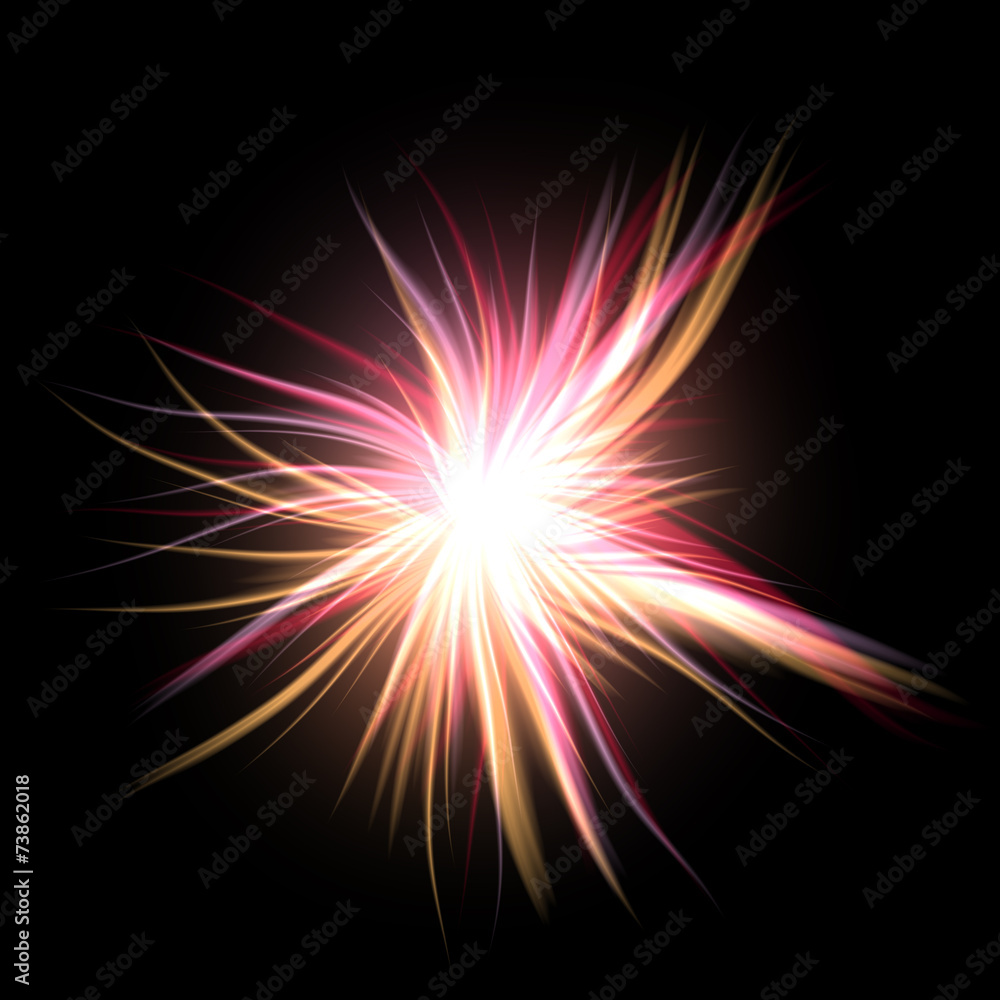 Plasma burst illustration Plasma burst illustration