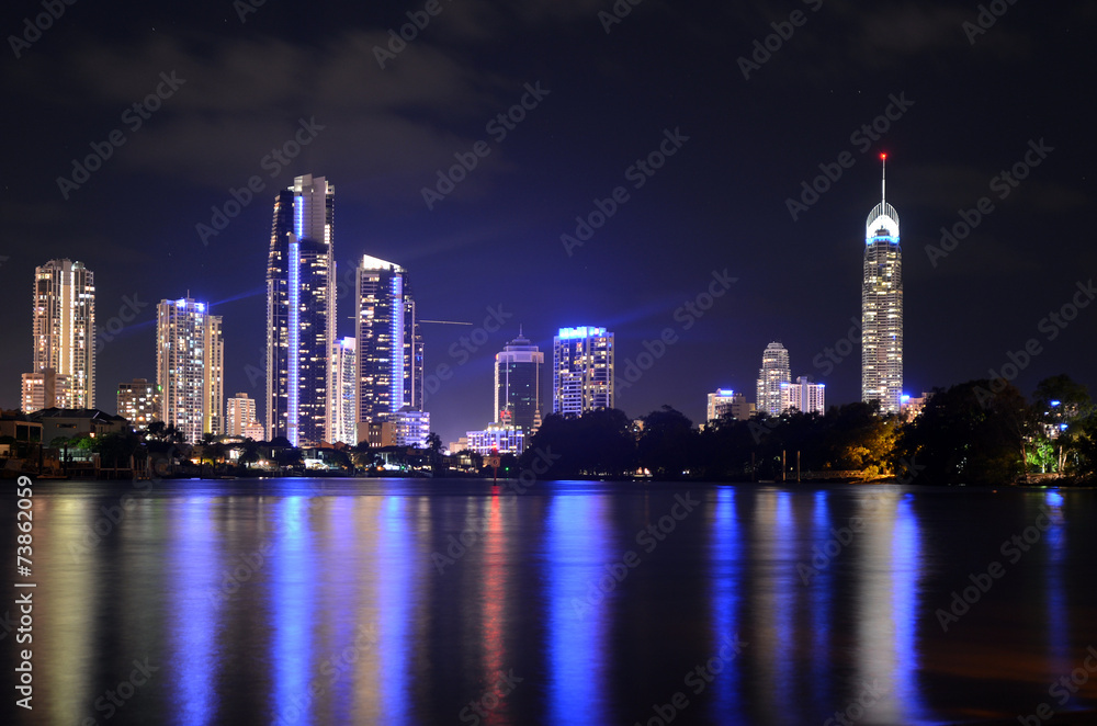 Surfers Paradise Skyline -Queensland Australia