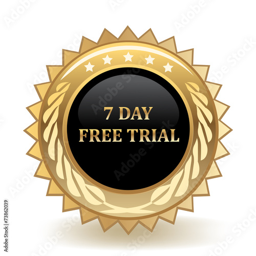 Seven Day Free Trial Badge